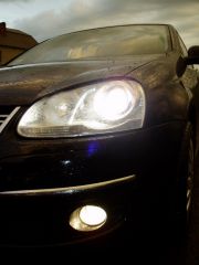 Установка Hella Dynabym на VW Jetta