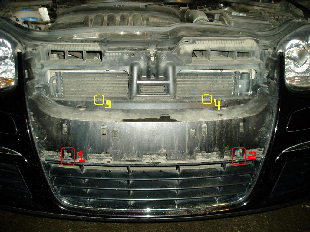 Установка Hella Dynabym на VW Jetta V