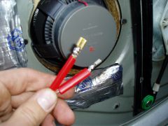 Установка задних динамиков Focal 165 CA1