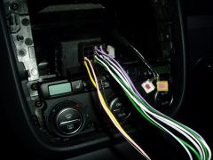 Установка Alpine 9855R (1din) в VW Jetta V