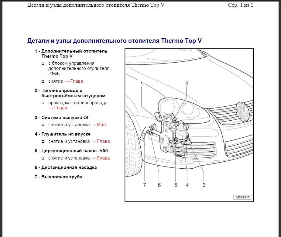 Вебасто на Джетте