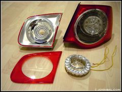 Тюнинг задних светодиодных фонарей (Джетта)