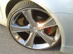 VW Golf Jetta 20" 8J ET 48 Eta Beta Tettsut SLC Chrom