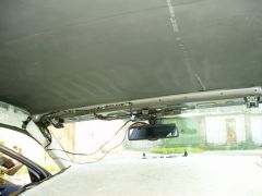 Установка подсветки макияжных зеркал и шумоизоляция потолка