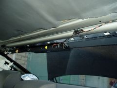 Установка подсветки макияжных зеркал и шумоизоляция потолка